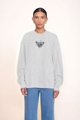 CUSTOM Kmsumu x C.BONZ OVERSIZED SWEATSHIRT | GREY