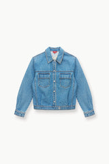 Oversized Ryan Denim Jacket | Medium Wash