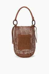 Del Mar Bucket Bag | Tan Woven