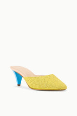 Vela Beaded Mule | Citron Pool