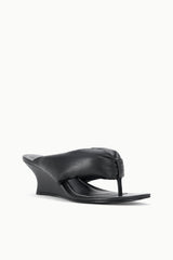 Juno Wedge Sandal | Black