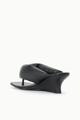 Juno Wedge Sandal | Black