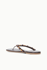 Freja Thong Sandal | Wood Beads