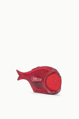 Pesce Beaded Clutch | Red Multi