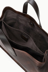 Port Tote | Espresso Distressed