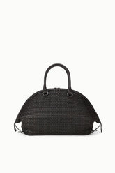 Hester Satchel | Espresso Woven Leather