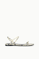 Laurel Sandal | White Snake