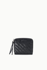 Mae Hand - Woven Wallet | Black Woven