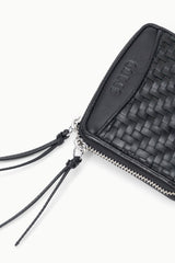 Mae Hand - Woven Wallet | Black Woven