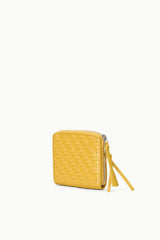 Mae Hand - Woven Wallet | Goldenrod