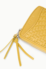 Mae Hand - Woven Wallet | Goldenrod