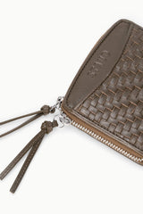 Mae Hand - Woven Wallet | Truffle