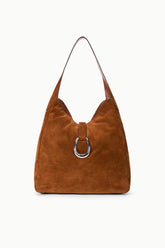 Maya Hobo Bag | Tabac Suede