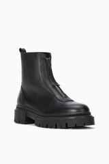 Miles Zip Ankle Boot | Black