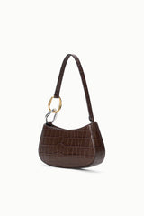 Ollie Bag | Espresso Croco