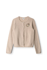 CUSTOM Kmsumu x C.BONZ MIDNIGHT CASHMERE CARDIGAN | STONE