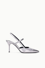 Sebastian High Heel Slingback | Pewter