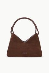 Valerie Shoulder Bag | Mahogany Suede