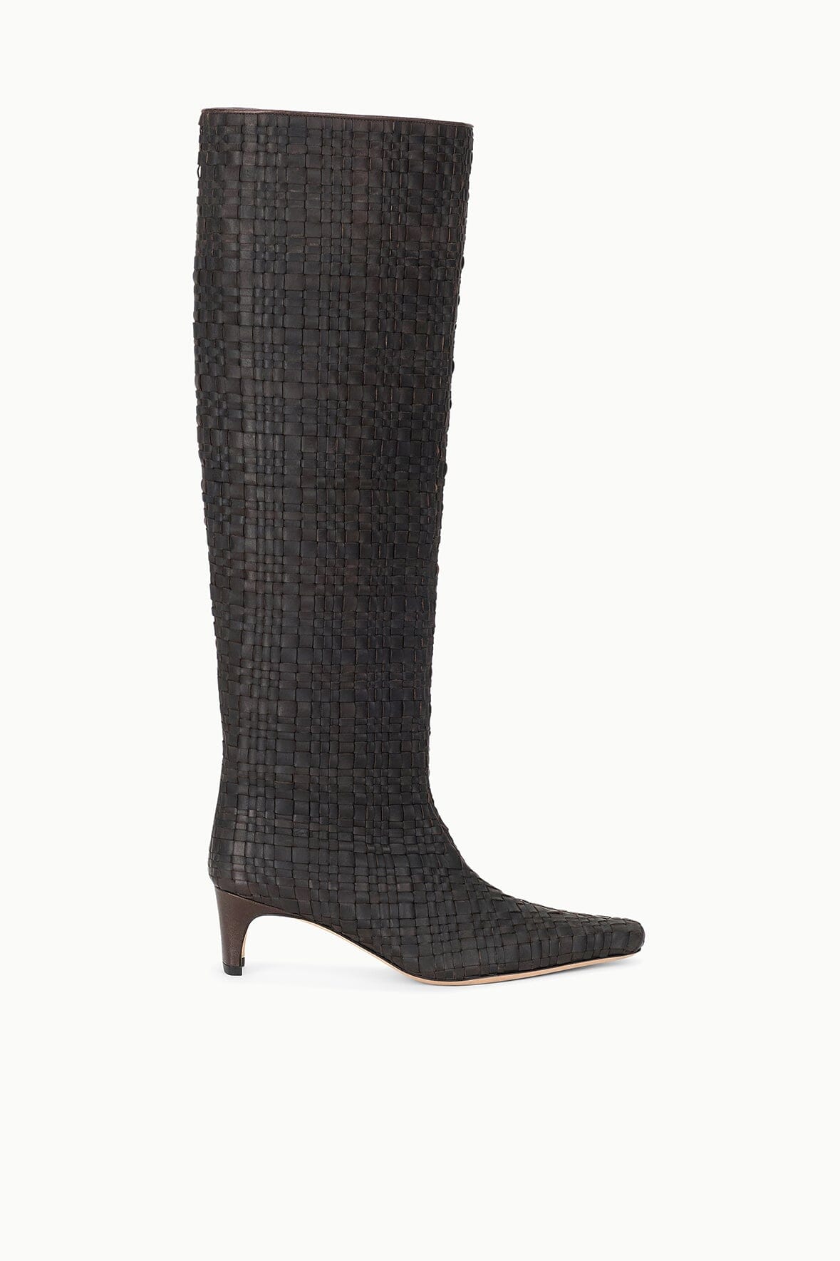 Wally Boot | Espresso Woven Leather