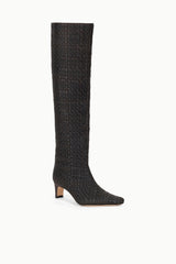 Wally Boot | Espresso Woven Leather