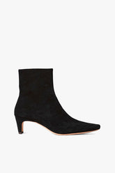 Wally Ankle Boot | Black Suede