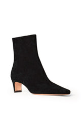 Wally Ankle Boot | Black Suede