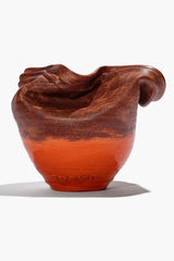 Sunken Vase | Red Multi Glaze