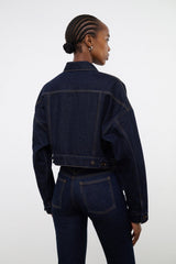Glen Denim Jacket | Indigo
