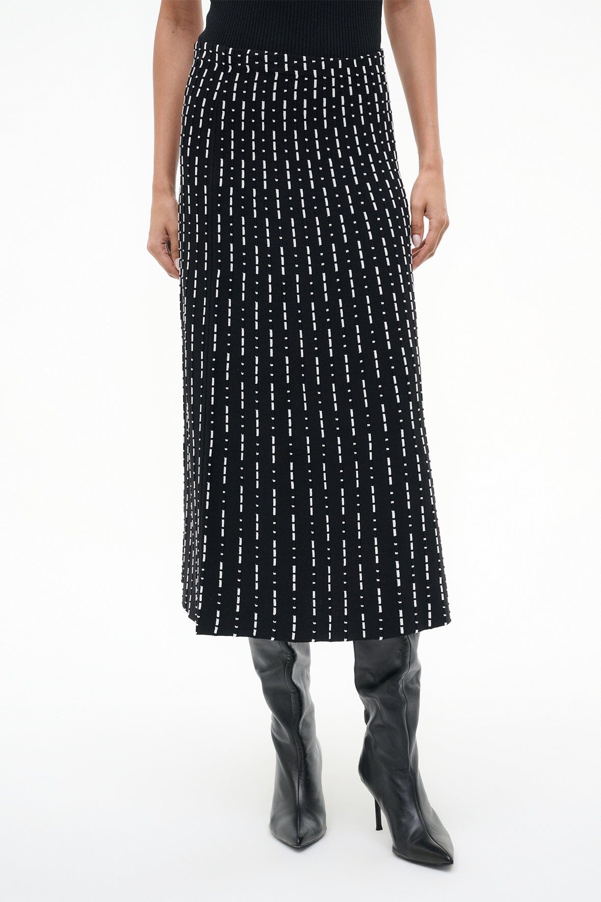 Lena Skirt | Black Geo