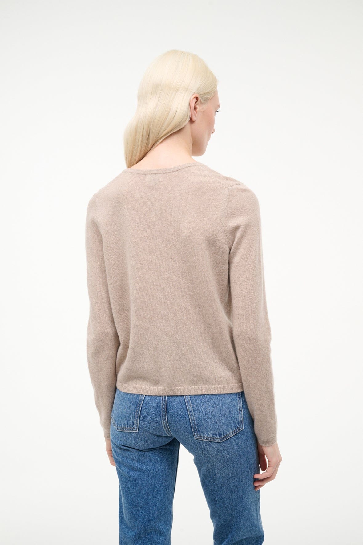 CUSTOM Kmsumu x C.BONZ MIDNIGHT CASHMERE CARDIGAN | STONE