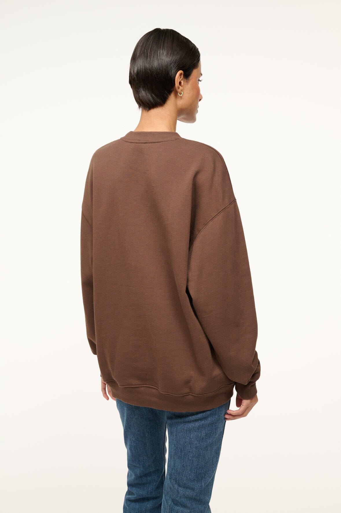 CUSTOM Kmsumu x C.BONZ OVERSIZED SWEATSHIRT | BROWN