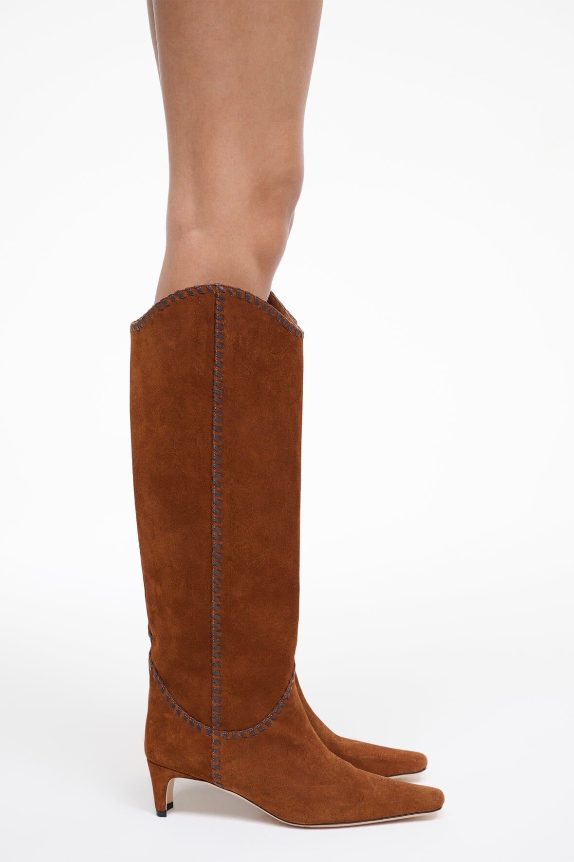 Western Wally Boot | Tabac Suede Espresso