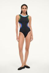 Dolce One - Piece | Black Colorblock
