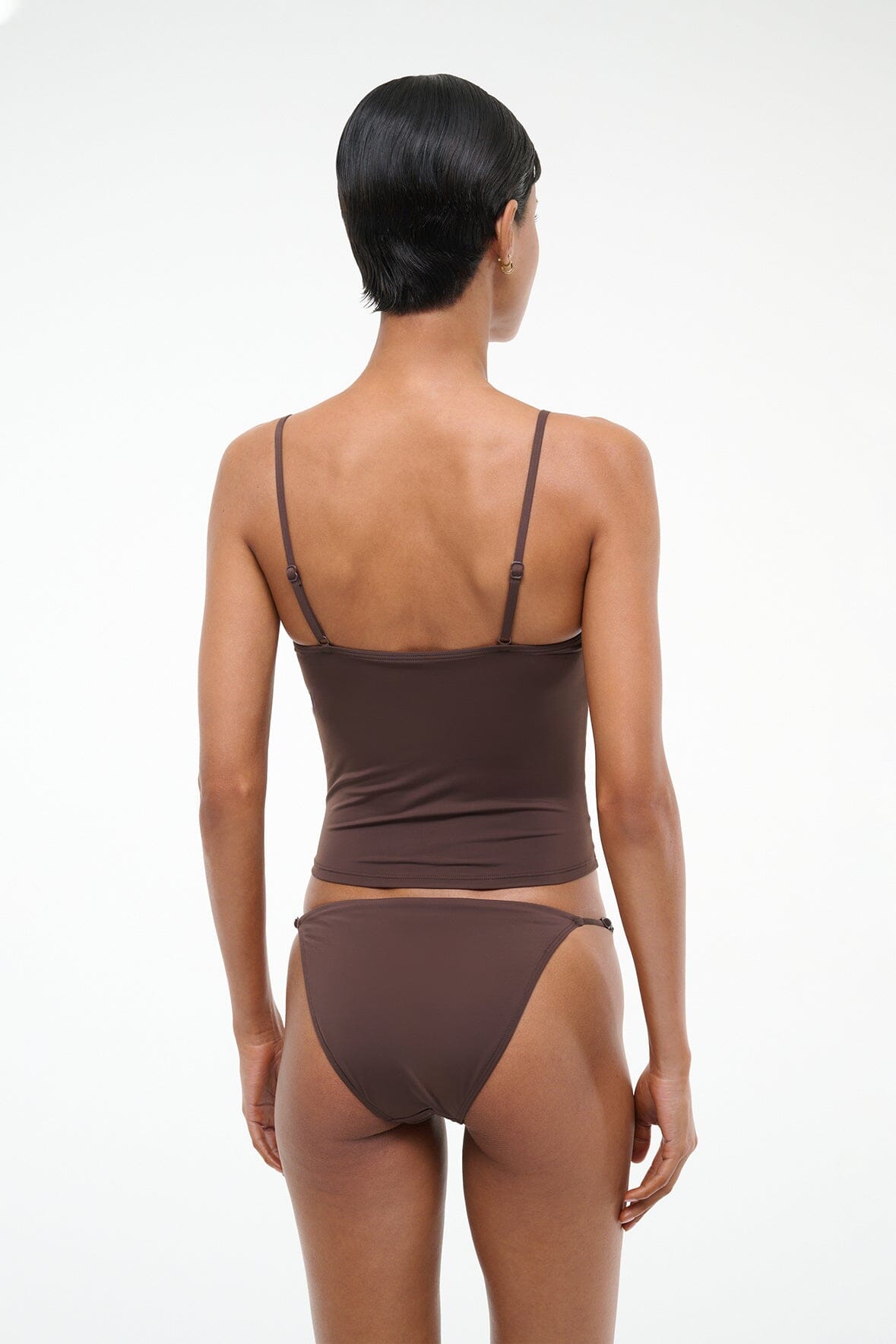 Cleo Tankini Top | Dark Chocolate