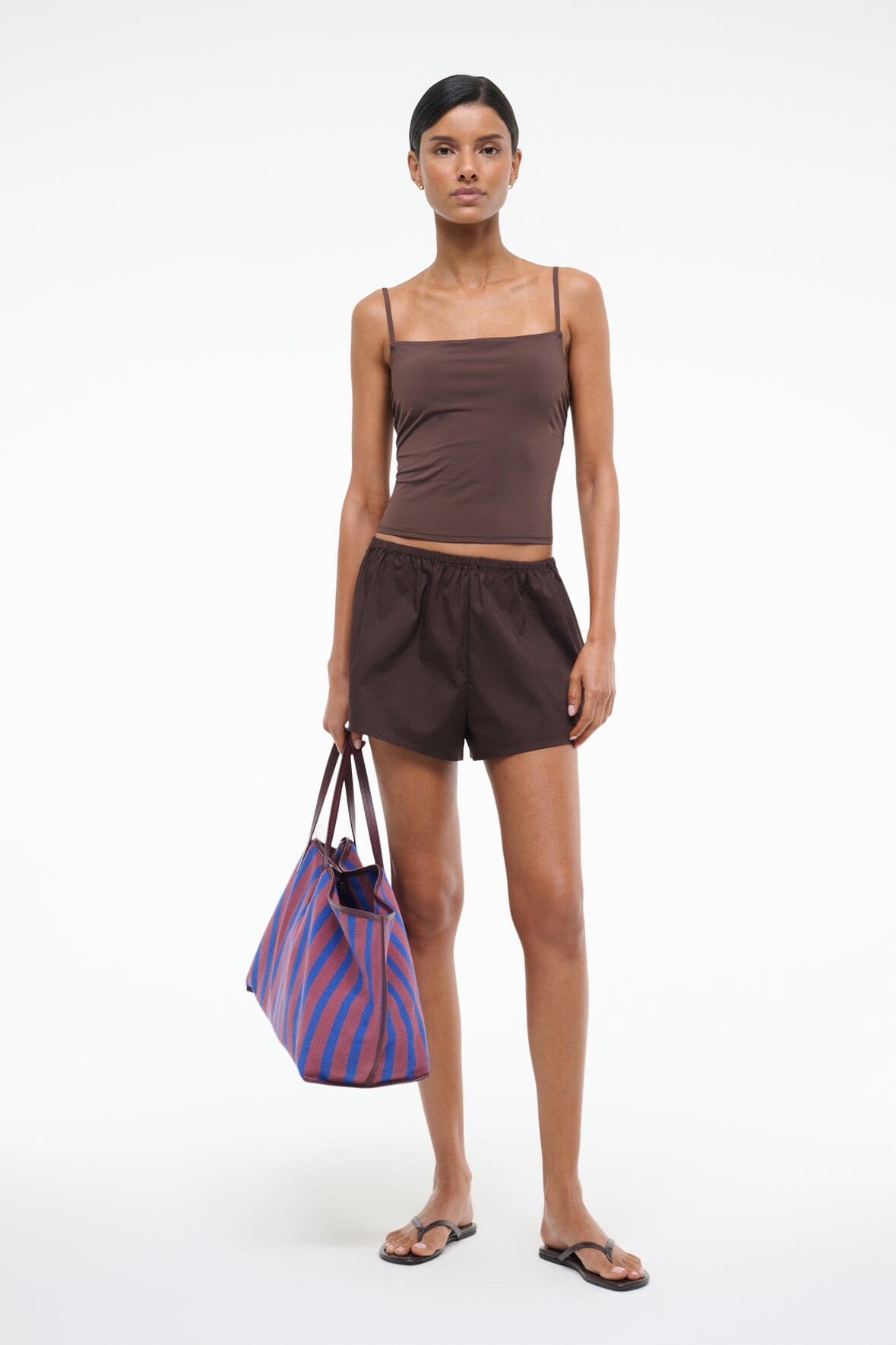 Cleo Tankini Top | Dark Chocolate