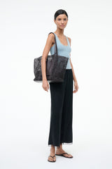 Getaway Hand - Knotted Tote Bag | Espresso