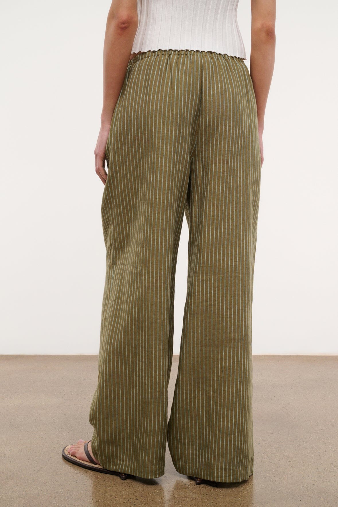 Mateo Linen Pant | Porto Stripe