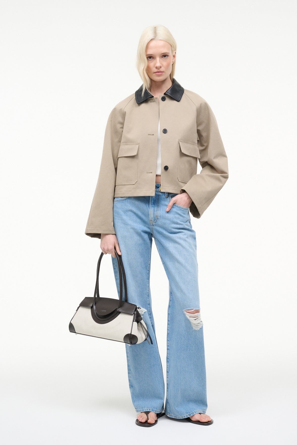 Jonah Cropped Jacket | Riverstone