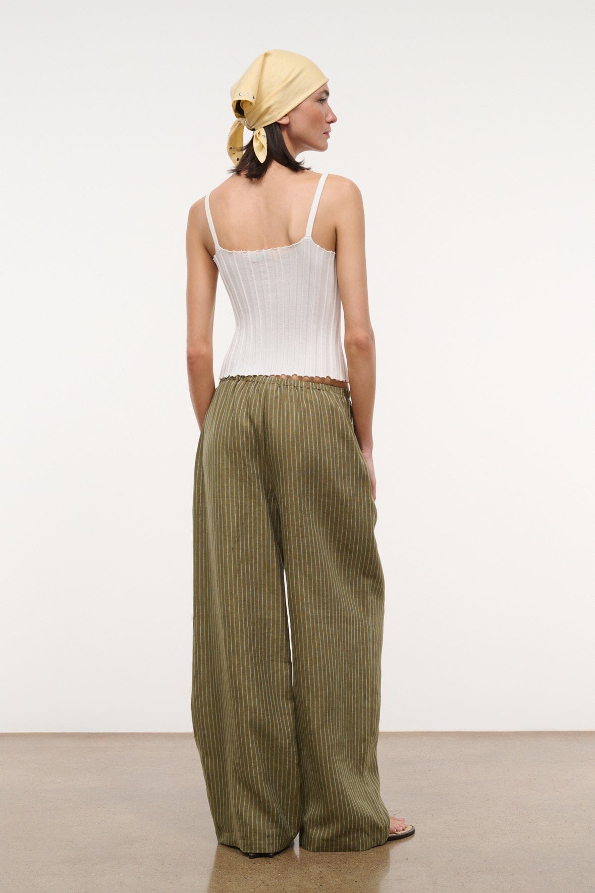 Mateo Linen Pant | Porto Stripe
