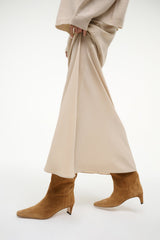 Western Wally Boot | Tan Suede