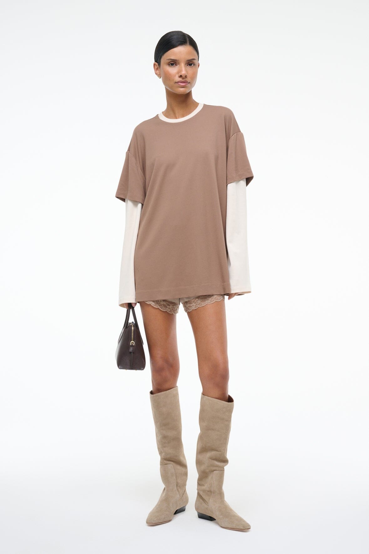 Wally Flat Boot | Dune Suede