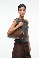 Hester Shoulder Bag | Espresso Distressed