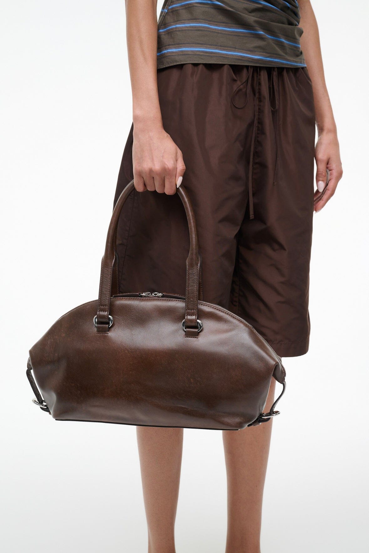 Hester Shoulder Bag | Espresso Distressed