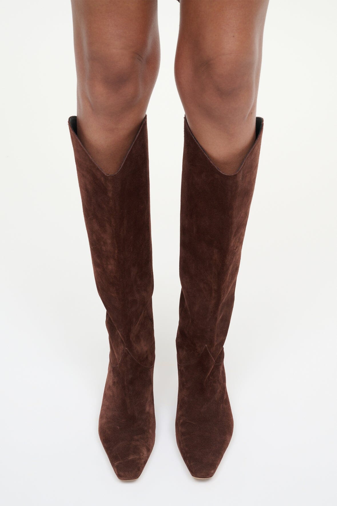 Western Wally Boot | Mahogany Suede