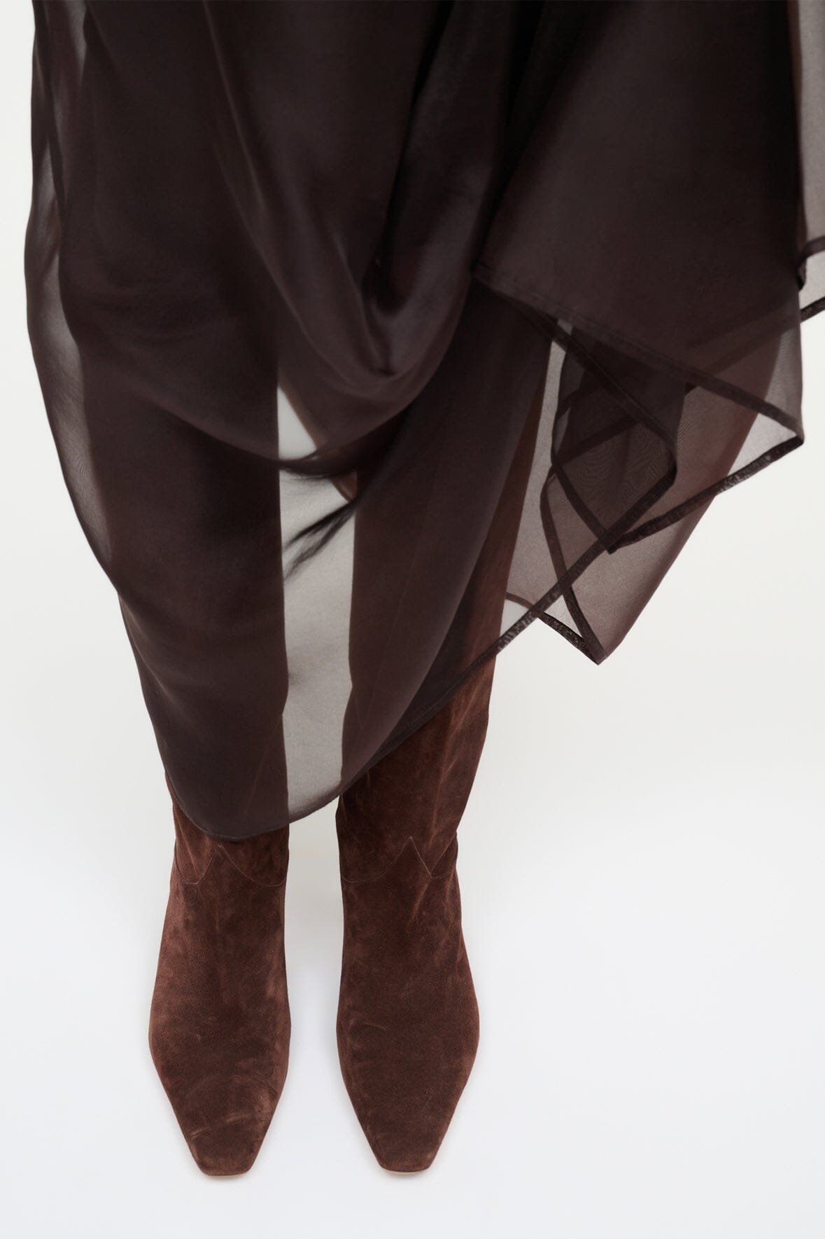 Western Wally Boot | Mahogany Suede