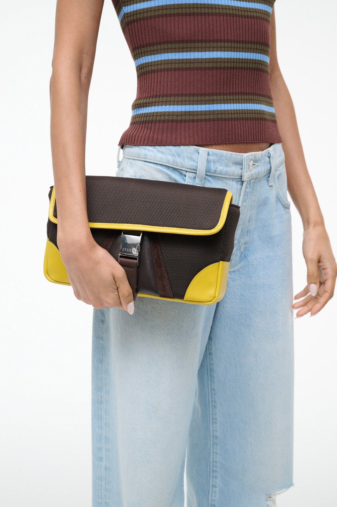 Tony Shoulder Bag | Espresso Lemon