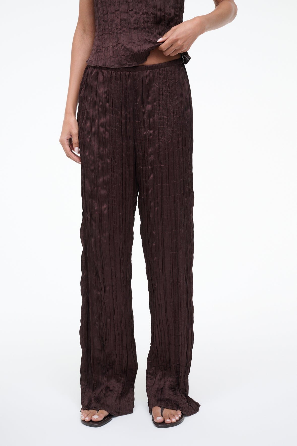 Nami Pant | Earth Plisse