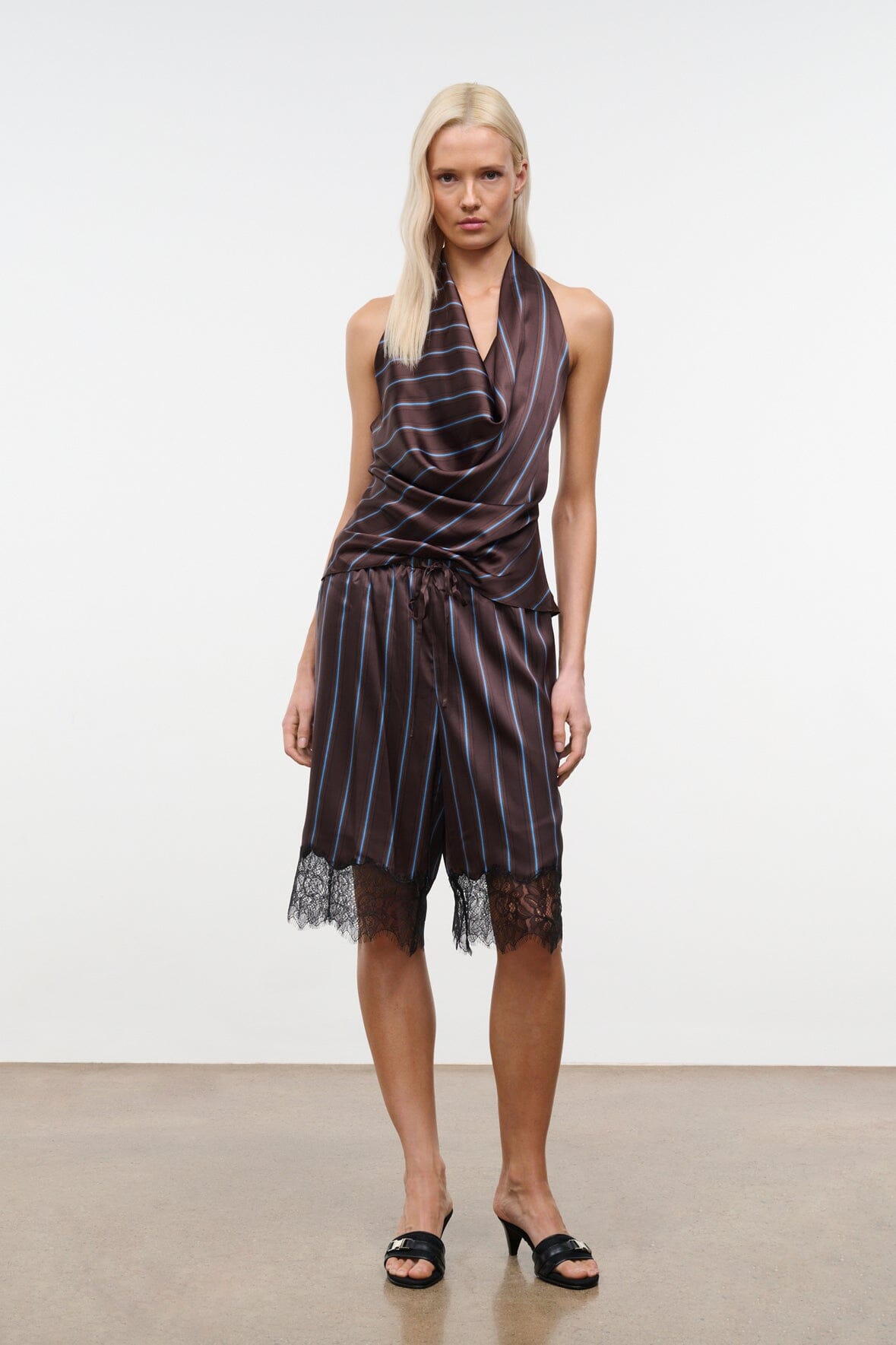 Verano Silk Short | Redondo Stripe