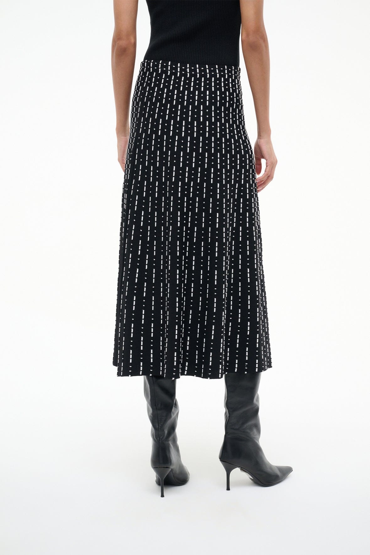 Lena Skirt | Black Geo