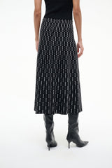 Lena Skirt | Black Geo